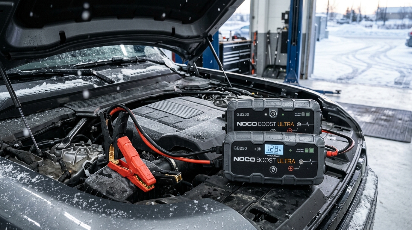 Jumper Cables vs Professional Booster: Why Cheap Cables Fail in the Cold - Autoevakuators Rīgā un Latvijā 24/7